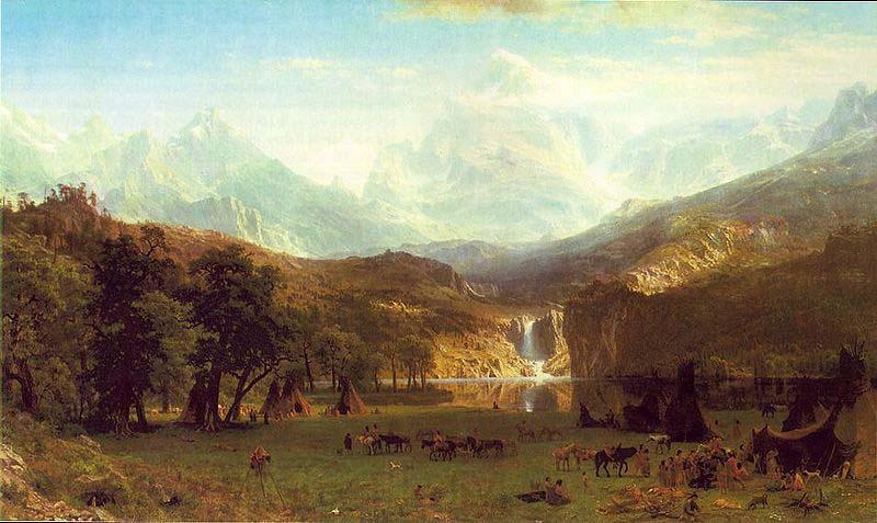 Albert Bierstadt The Rocky Mountains, Lander Peak